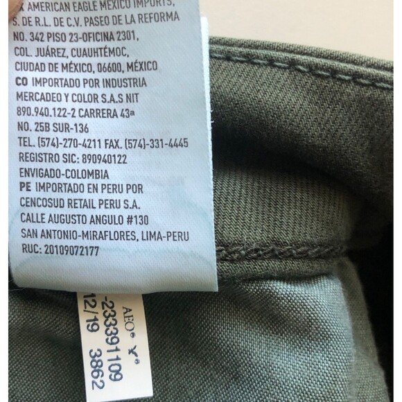 American Eagle Womens Sz 8 Next Level Stretch Camo High Waisted Jegging Pants - Picture 6 of 14